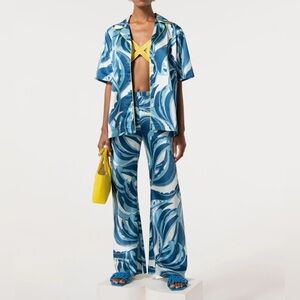 Cult Gaia Maneli Top in Persian Blue